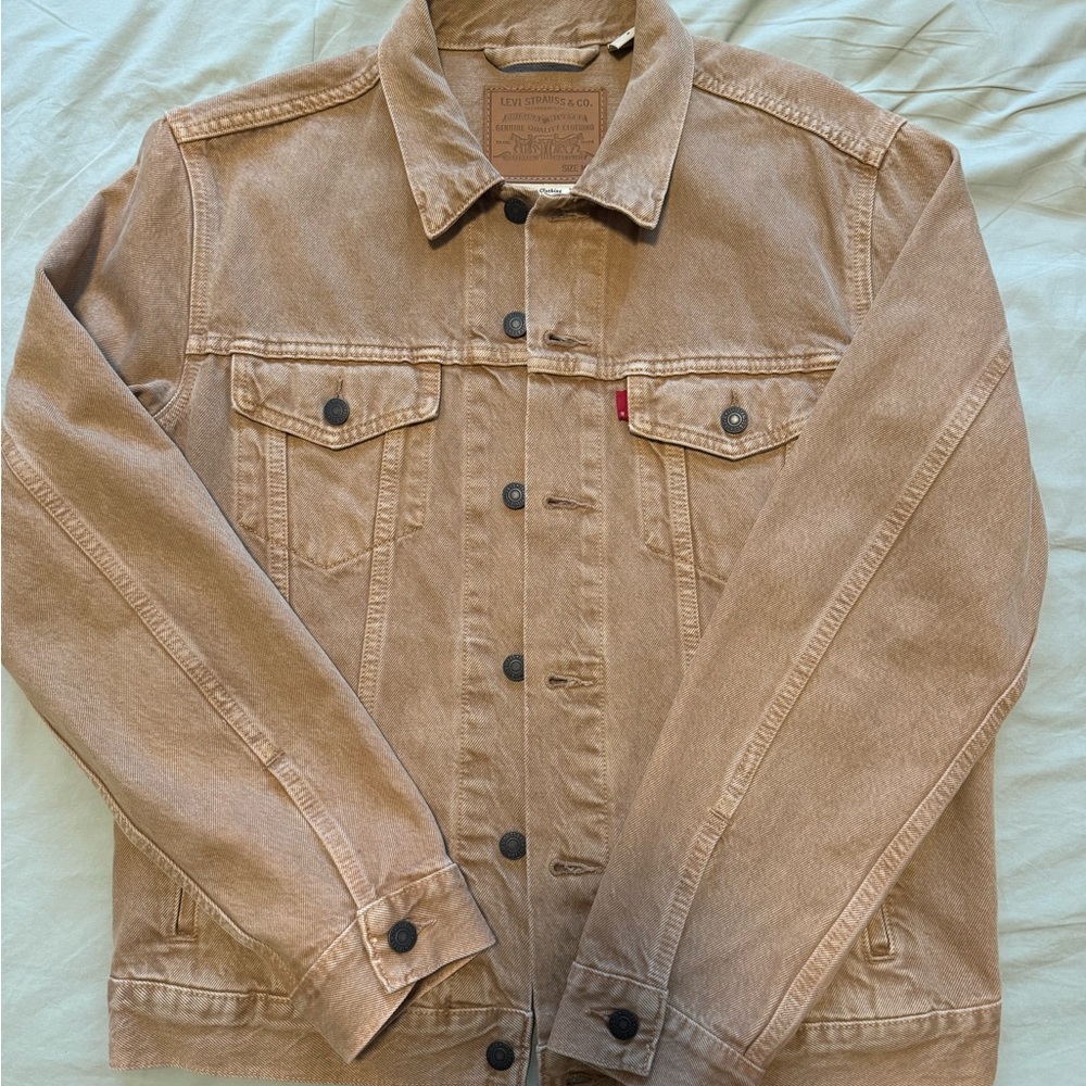 Levi's Tan Denim Trucker Jacket for Men